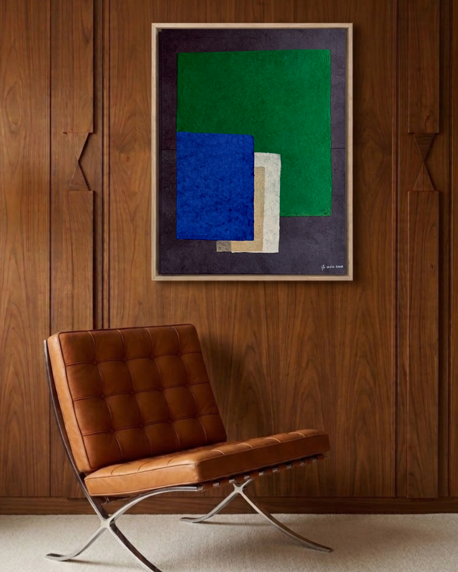 COLLECTION AHB. Composition abstraite 80x60