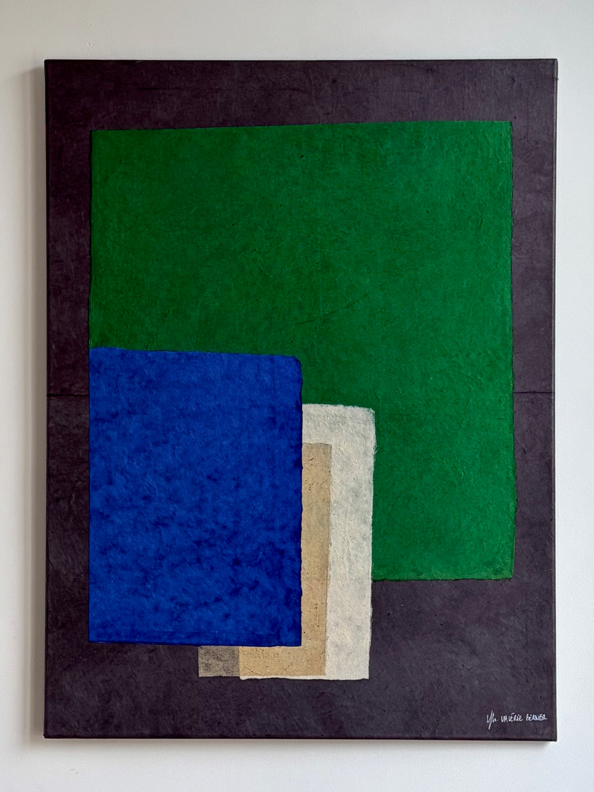 COLLECTION AHB. Composition abstraite 80x60