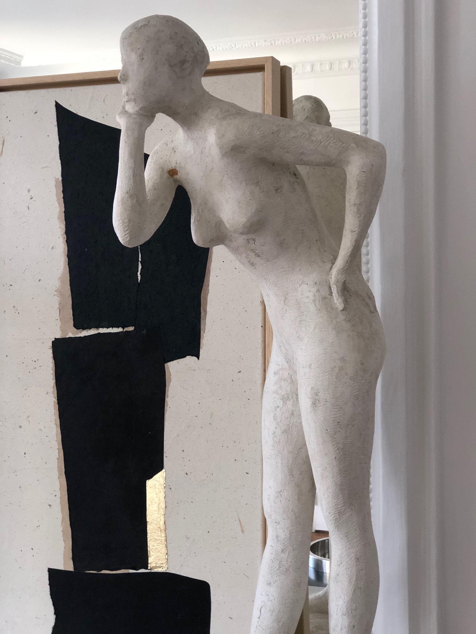 COLLECTION HB. Collage papiers & feuille d'or