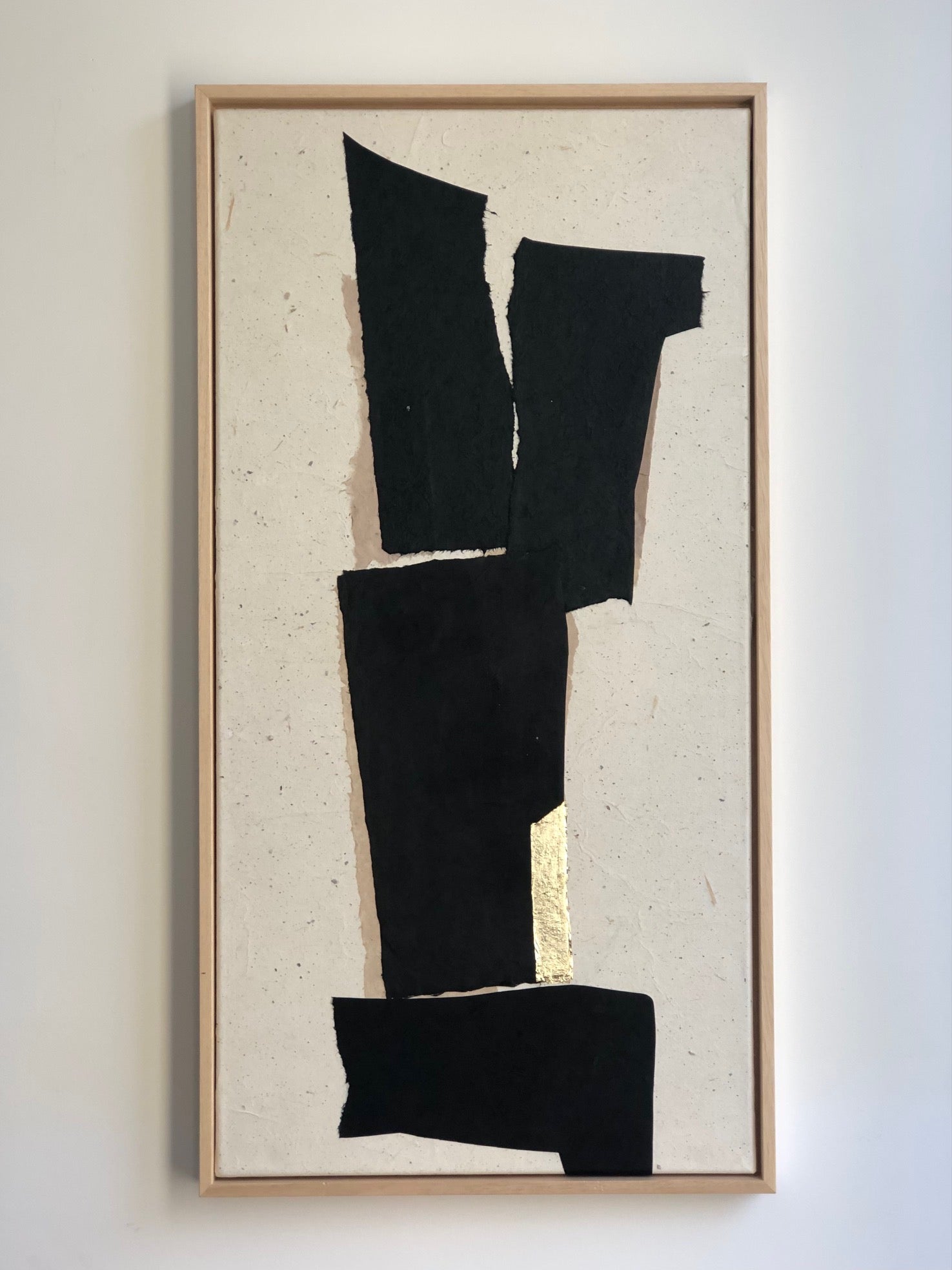 COLLECTION HB. Collage papiers & feuille d'or