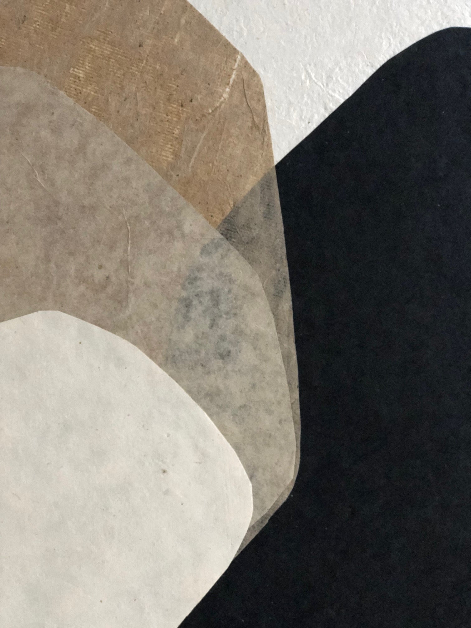 COLLECTION HB. Collage papiers & feuille d'or