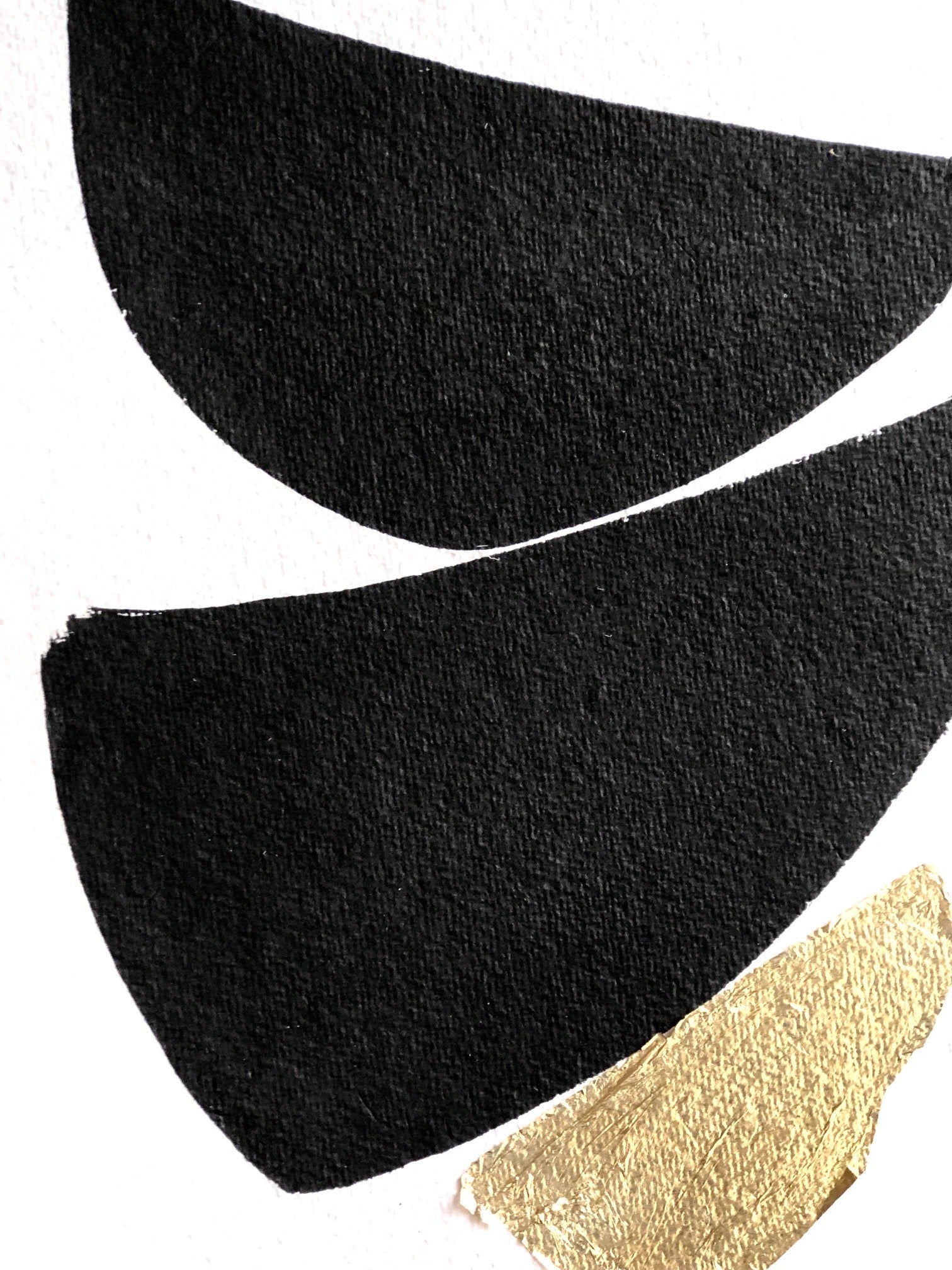 COLLECTION NICOLE N°1. Encre de chine & feuille d'or