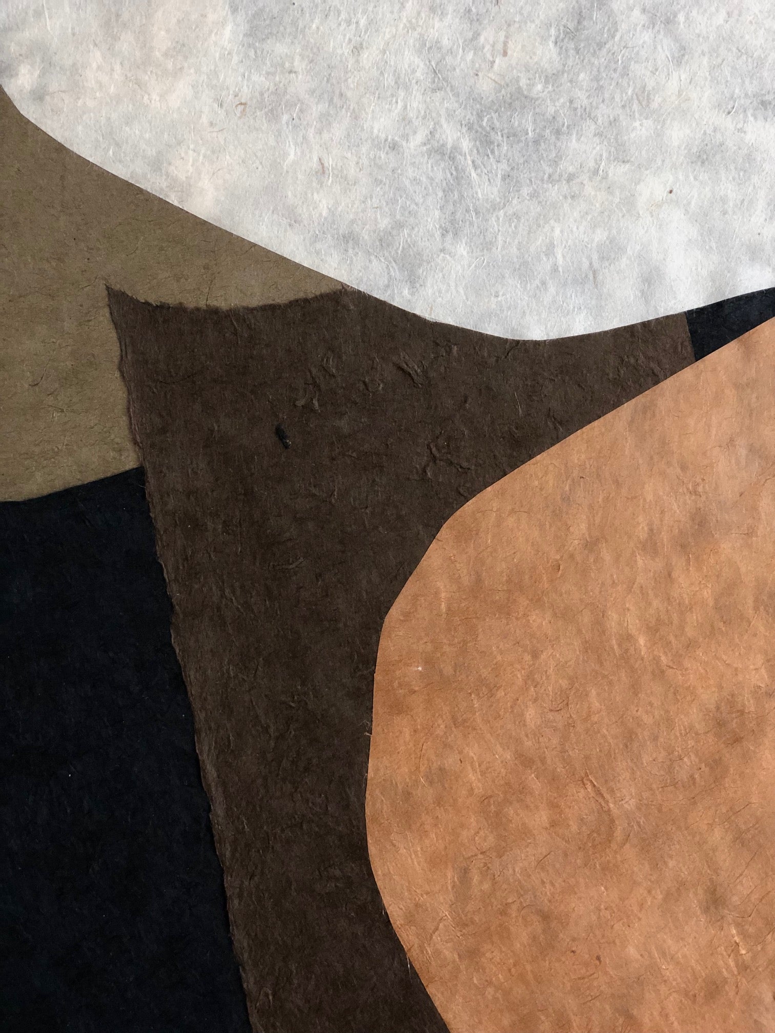 COLLECTION HB. Collage abstrait de papiers