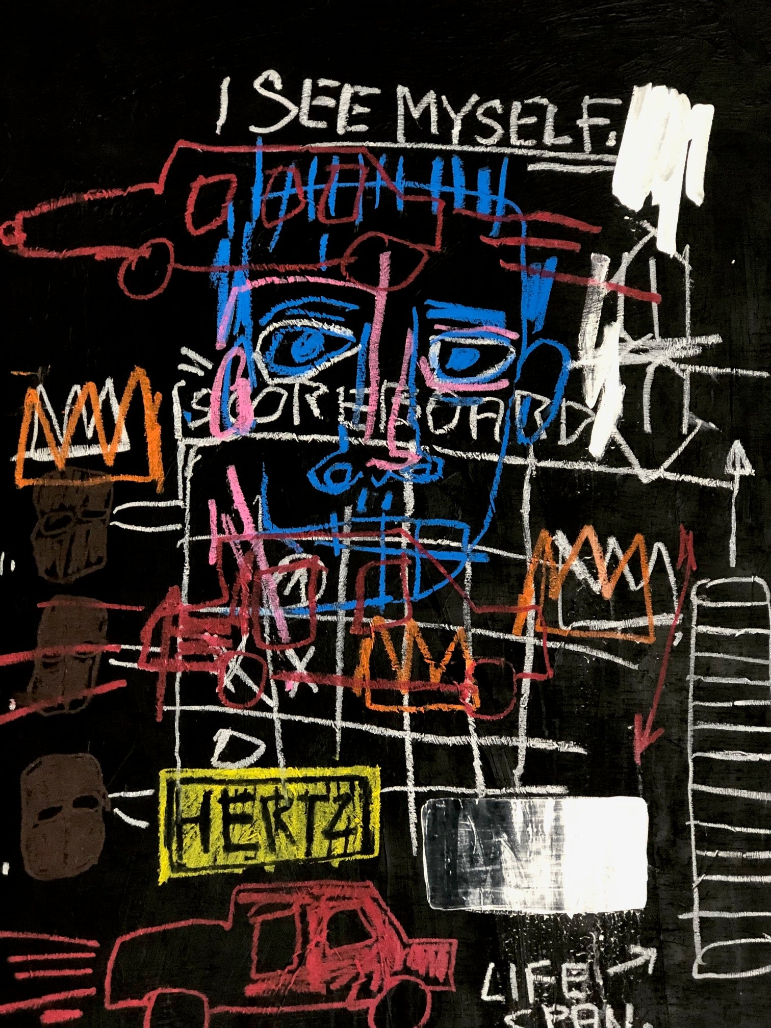 THIERRY ROUXEL Art contemporain 100x70cm