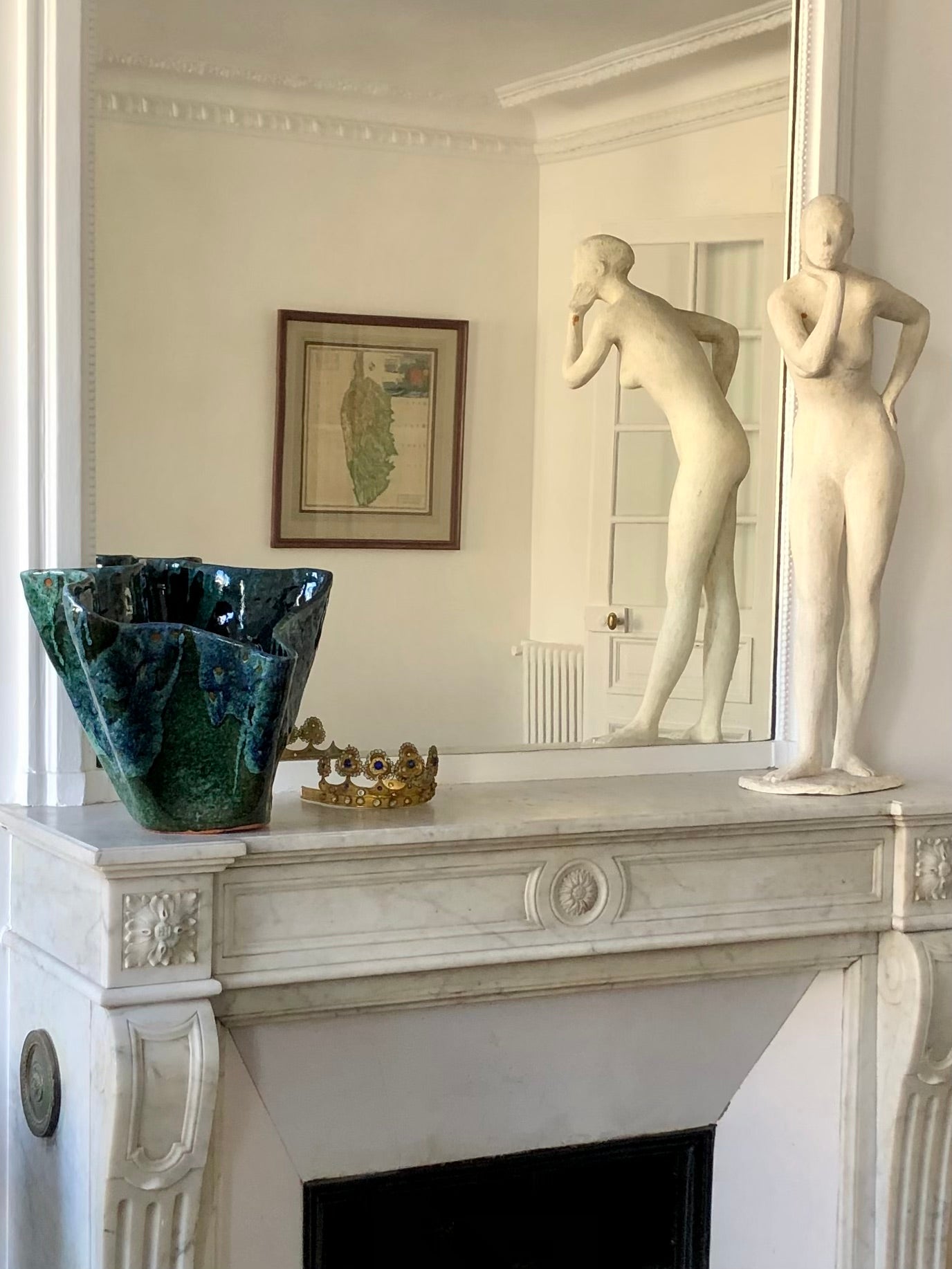 SCULPTURE EN CÉRAMIQUE - Vert