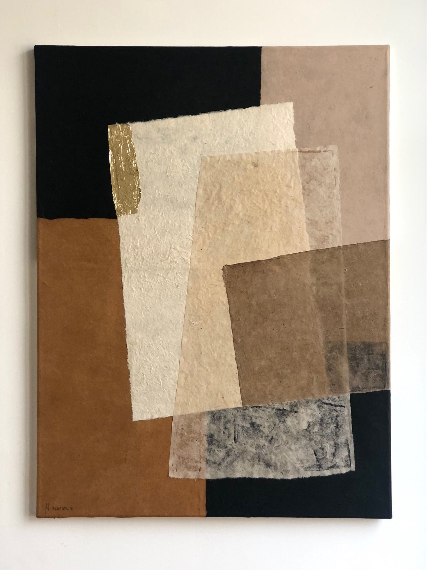 COLLECTION AHB. Composition abstraite 80x60
