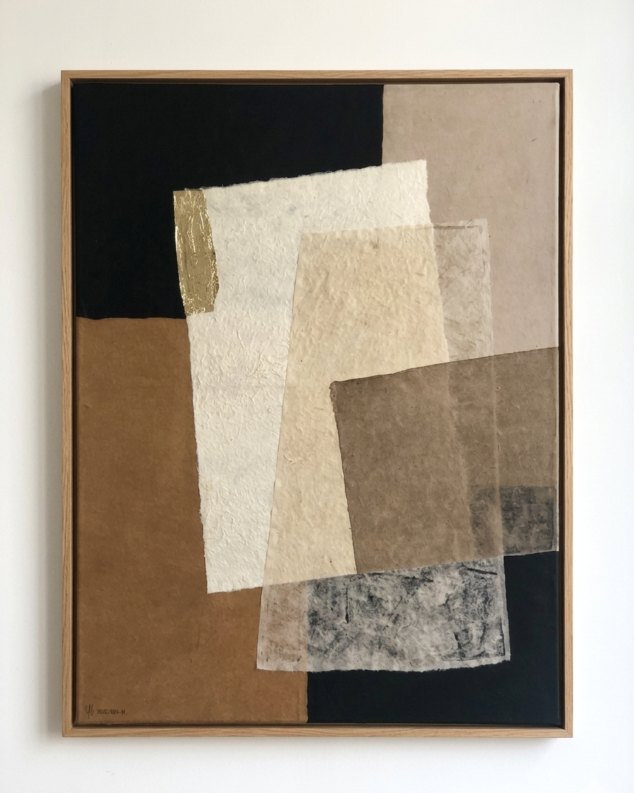 COLLECTION AHB. Composition abstraite 80x60
