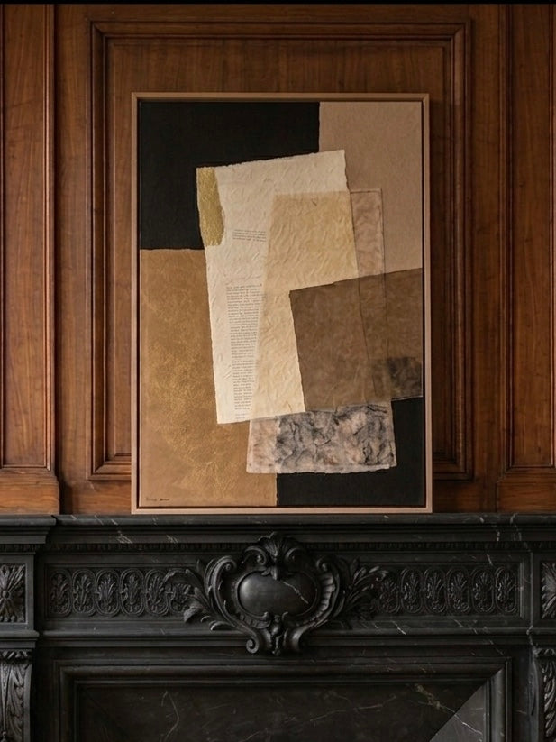 COLLECTION AHB. Composition abstraite 80x60