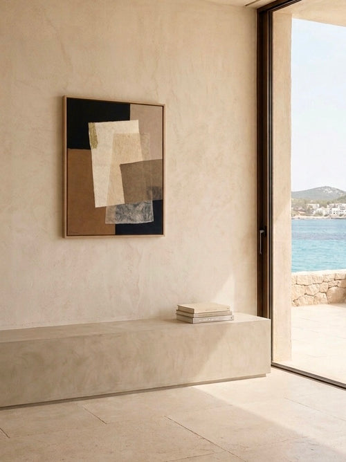 COLLECTION AHB. Composition abstraite 80x60