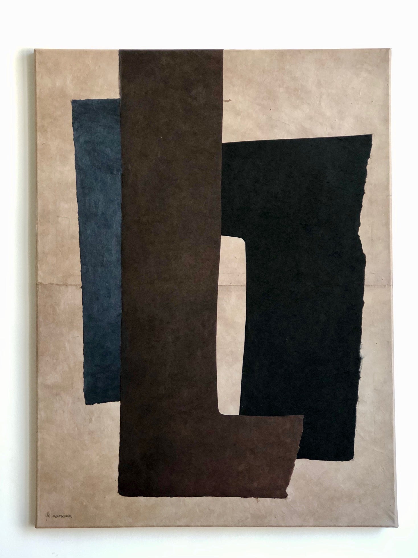 COLLECTION AHB. Composition abstraite 80x60