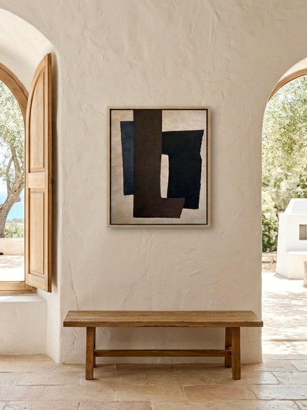 COLLECTION AHB. Composition abstraite 80x60