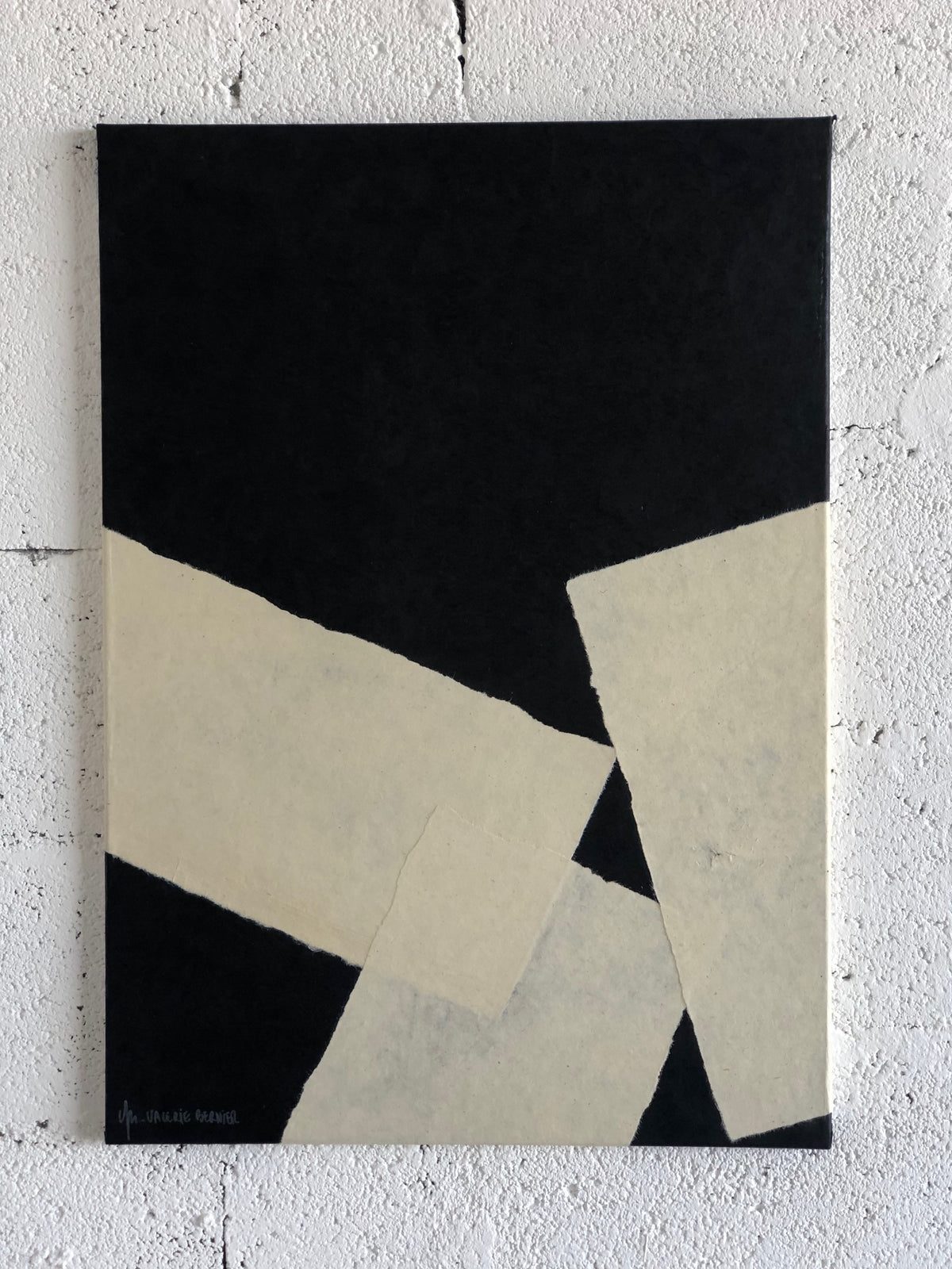 COLLECTION HB. Collage papiers "Rue Jacob"