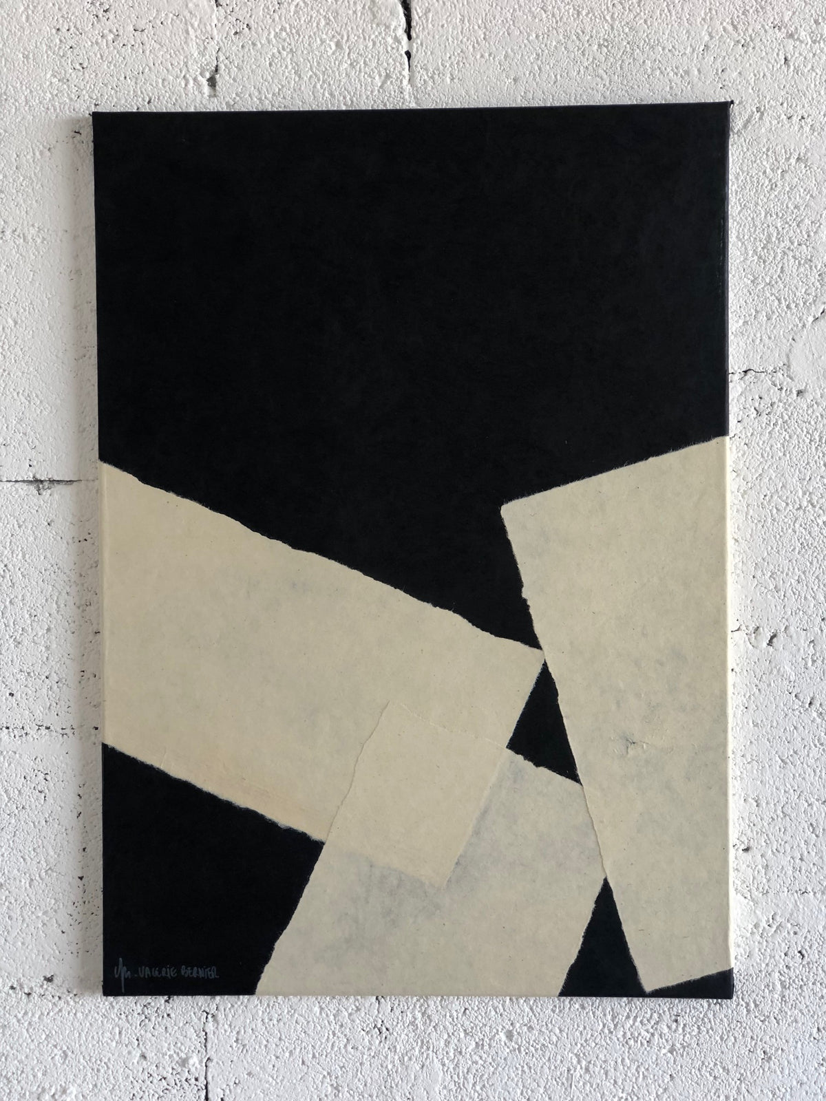 COLLECTION HB. Collage papiers "Rue Jacob"