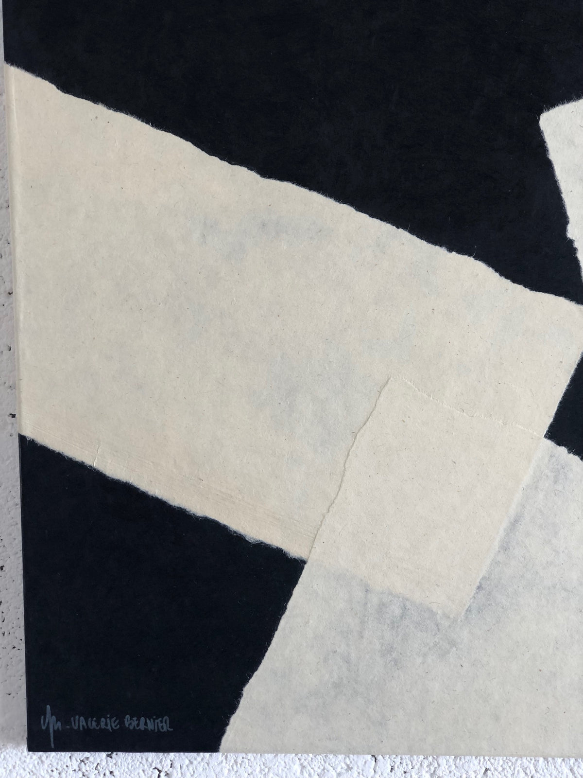 COLLECTION HB. Collage papiers "Rue Jacob"