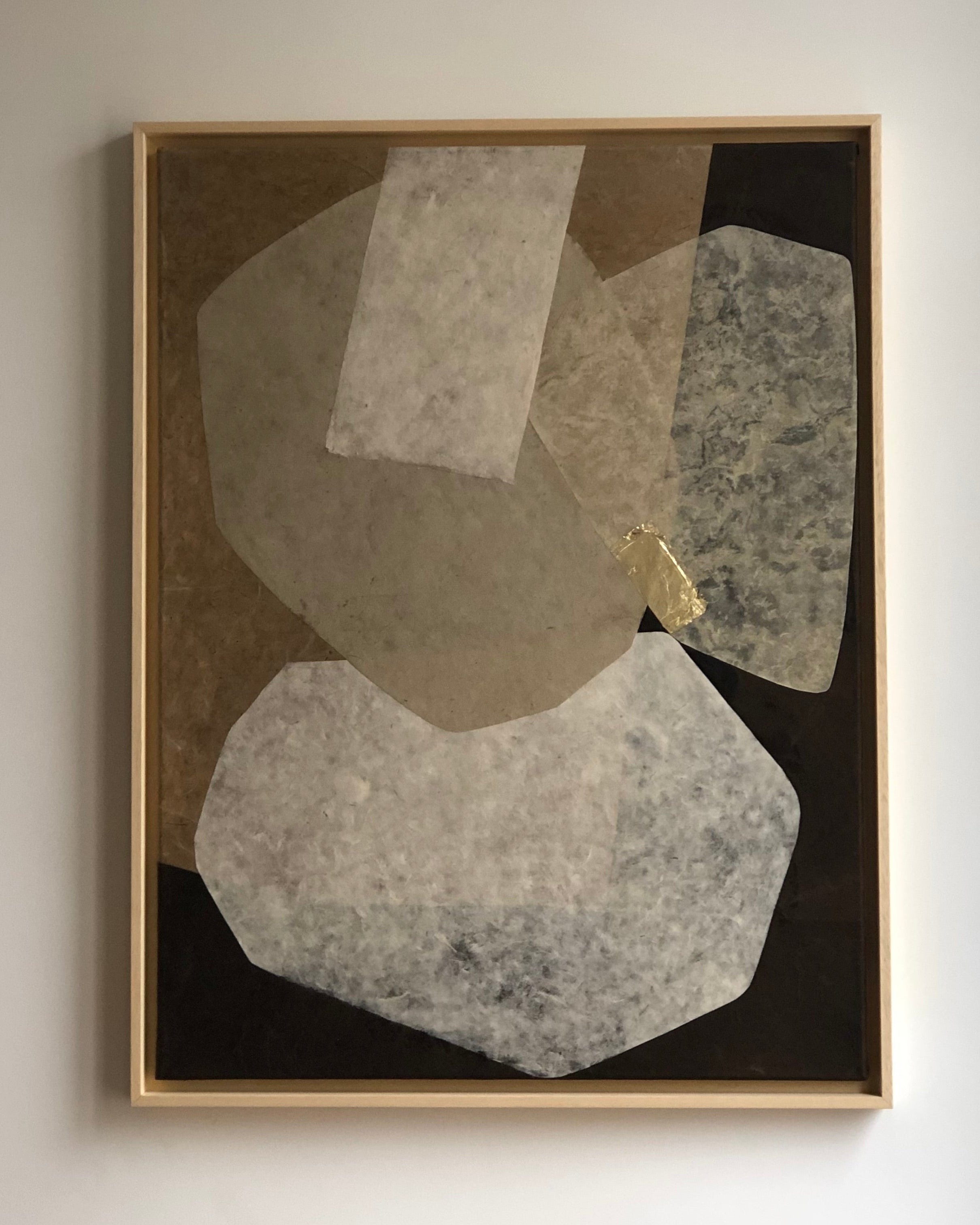 TABLEAU Abstrait COLLAGE ET OR 3