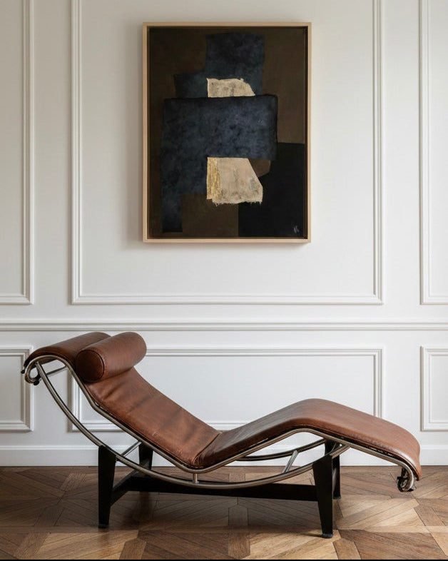 COLLECTION HB. Collage papiers & feuille d'or