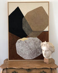collage et feuille d'or valerie bernier